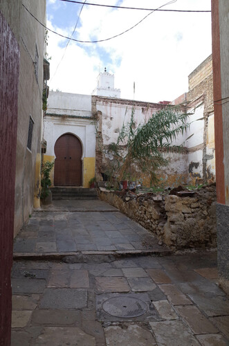Puerta del lado este de accesao al patio grande de la mezquita mayor de Taza