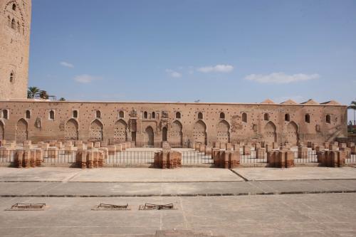 Alzado norte de la mezquita