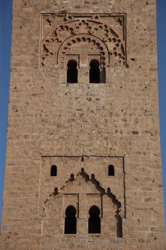 Detalle del alzado norte del alminar