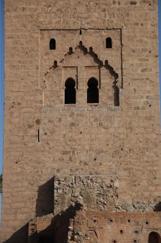 Detalle del alzado norte del alminar