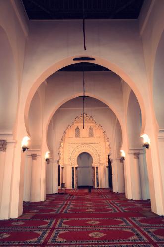 Nave axial con el mihrab