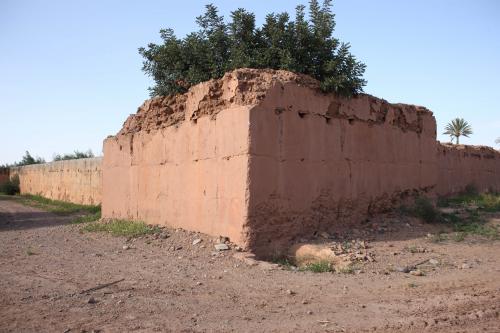 Angulo suroeste del recinto de Dar al-Hana