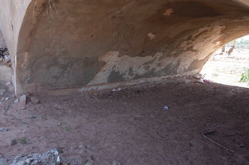 Intradós del arco 7 del puente sobre el wadi Tensift 