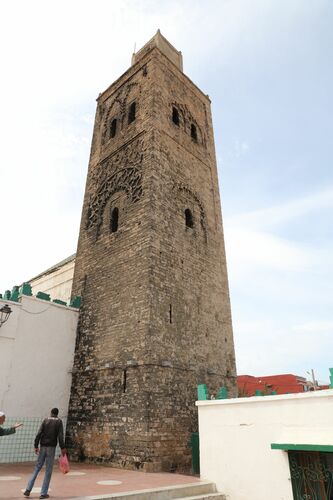 El alminar mayor del ribat de Tit desde el norte