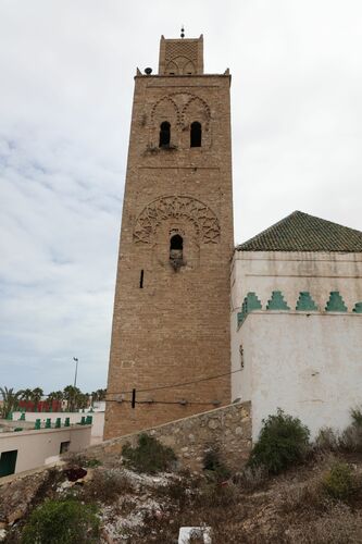 Frente suroeste del alminar mayor del ribat de Tit