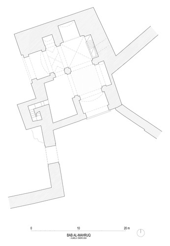 Planta de la Bāb al-Maḥrūq de Fez