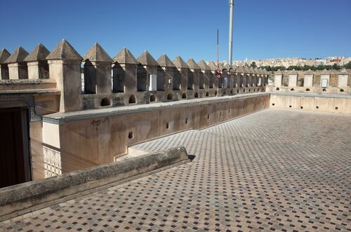 Vista de la terraza de la Bāb al-Maḥrūq de Fez