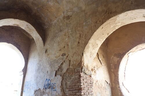 Detalle de los arcos del acceso interior y exterior de la Bāb al-Ŷāmaʿ de Taza