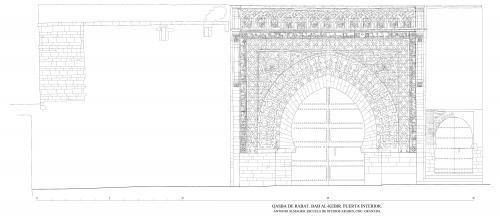 Alzado interior de la Bāb al-Kebir
