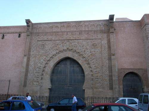 Vista de la puerta interior de la Bāb al-Kebir