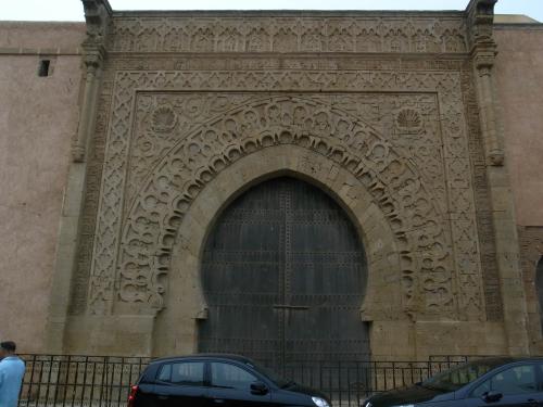 Vista de la puerta interior de la Bāb al-Kebir