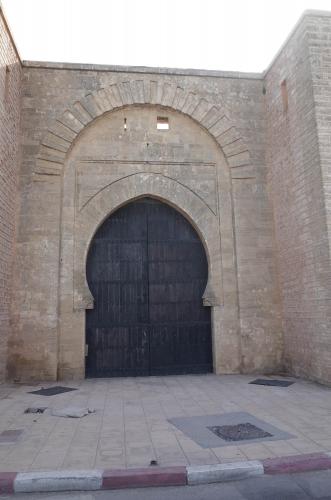 Detalle de la puerta exterior de la Bāb al-‘Alū