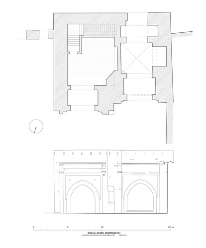 Planimetría de la Bāb al-Rubb