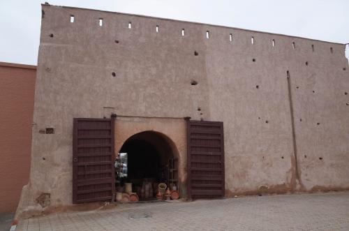 Vista de la Bāb al-Rubb desde el sur con la actual puerta exterior