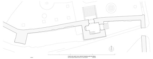 Planta de la Puerta del Buey y zona adyacente