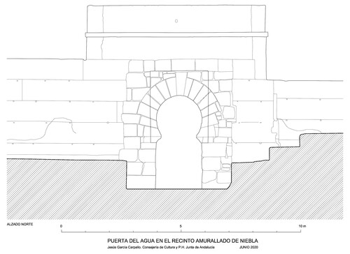 Alzado note de la Puerta del Agua