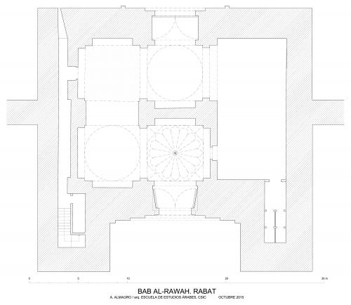 Planta de la Bāb al-Rawāḥ