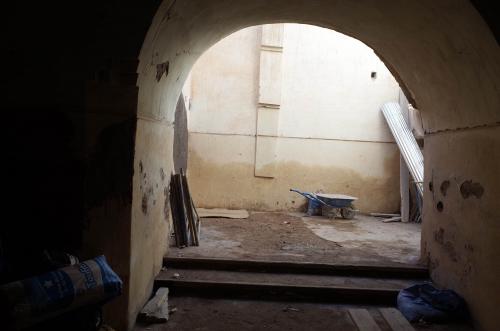 Arco de paso entre el primer ámbito y el patio de la Bba Aylan