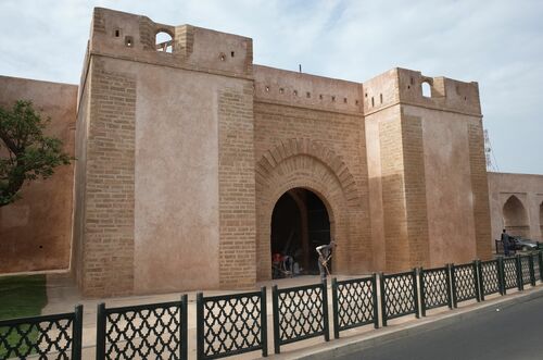 Vista del exterior de Bab Zaer desde el sur