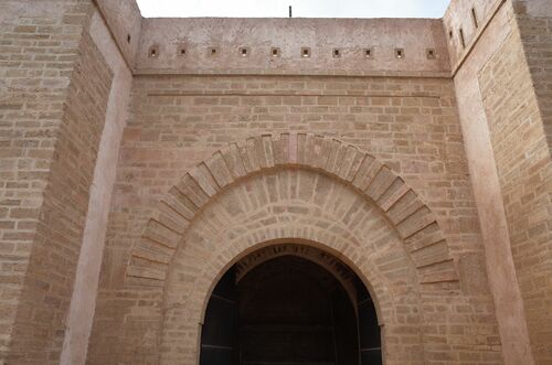 Arquivolta del arco exterior de Bab Zaer