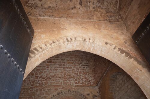 Bóveda del paso de la puerta exterior de Bab Zaer