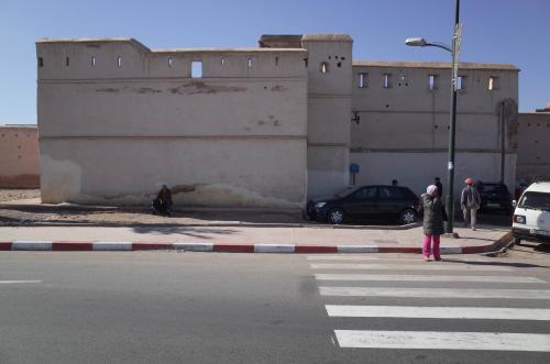 Exterior de la Bāb al-Dabbāg desde el noreste