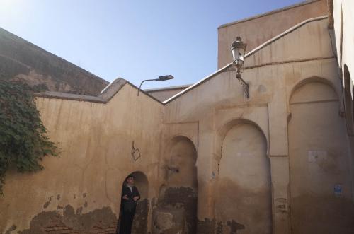 Patio interior de la barbacana de la Bāb al-Dabbāg