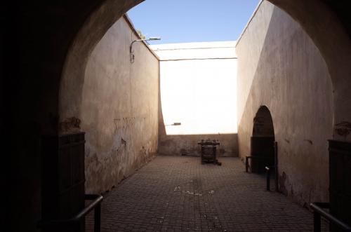 Segundo ámbito o patio de la Bāb al-Dabbāg desde el sureste