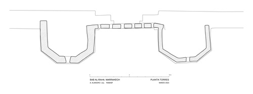 Planta alta de la Bab al-Raha de Marrakech