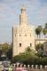 Vista de la Torre del Oro desde el suroeste