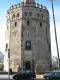 Vista de la Torre del Oro dede el este con la puerta de entrada