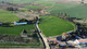 Vista aérea del recinto de Tejada la Nueva desde el sureste