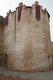 Torre poligonal de la puerta del Arquito Quemado del recinto amurallado de Palma del Río desde el norte