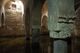 Columnas y arcos entre la tercera y cuarta nave del aljibe de la Casa de las Veletas