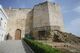 Torre albarrana octogonal del castillo de Tarifa vista desde el norte