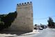 Frente norte de la torre del ángulo noroeste del recinto amurallado de Jerez