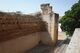 Vista de la torre de ángulo de la muralla septentrional del recinto almohade de la alcazaba de Córdoba