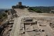  Vista del emplazamiento de la noria y el pozo del castillo de Jimena de la Frontera