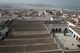 Vista de la mezquita de Salé desde el alto del alminar. Al fondo se ve la qasba de Rabat