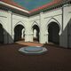Reconstrucción virtual de uno de los patios menores de la mezquita almohade de la Qasba de Marrakech 