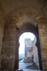 Vista del arco exterior desde el interior de la Puerta de Sevilla