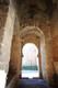 El arco de entrada de la puerta del Socorro de Niebla desde el interior