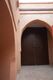 La puerta interior de la  Bāb Agmāt de Marrakech vista desde el patio interno