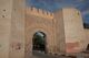 Vista de la Bab al-Raha de Marrakech desde el oeste